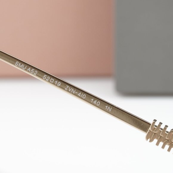 Miu Miu MUA52S ZVN4I0 Cat Eye Sunglasses - Gold/Pink - Picture 6 of 10